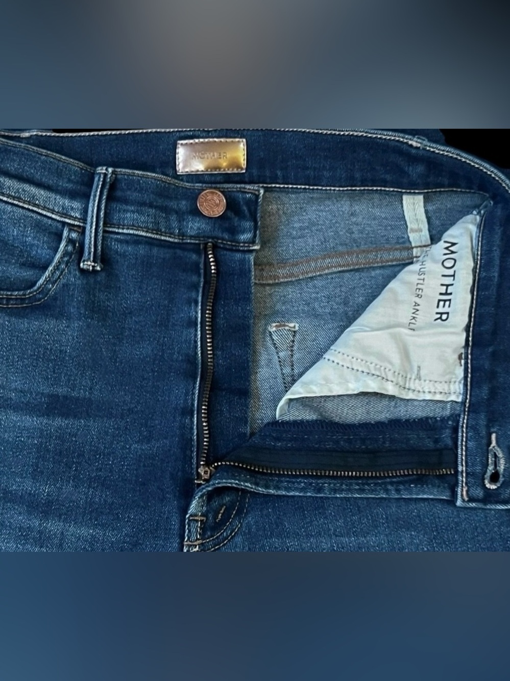 MOTHER Hustler Ankle Fray, Size 26 - Picture 11 of 16